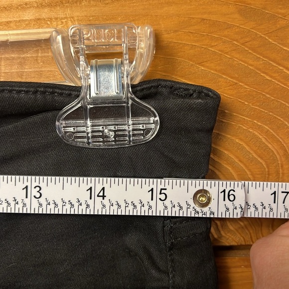 7 FOR ALL MANKIND The Ankle Skinny Jeans Women's 8P Black stretch streetwear Y2K - Picture 2 of 12